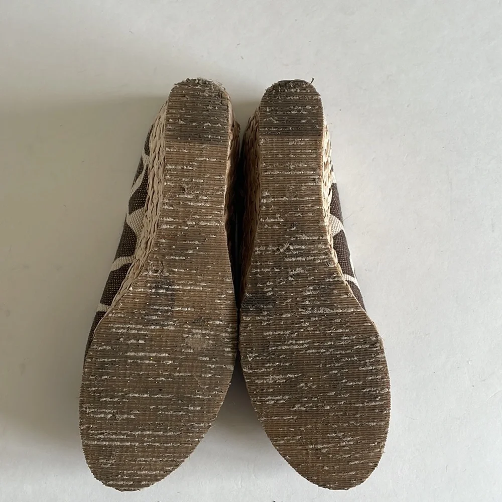 CL by Laundry Animal Print Open Toe Wedges